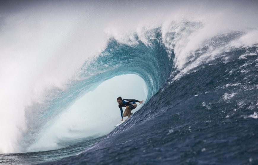 Surfing in Fiji