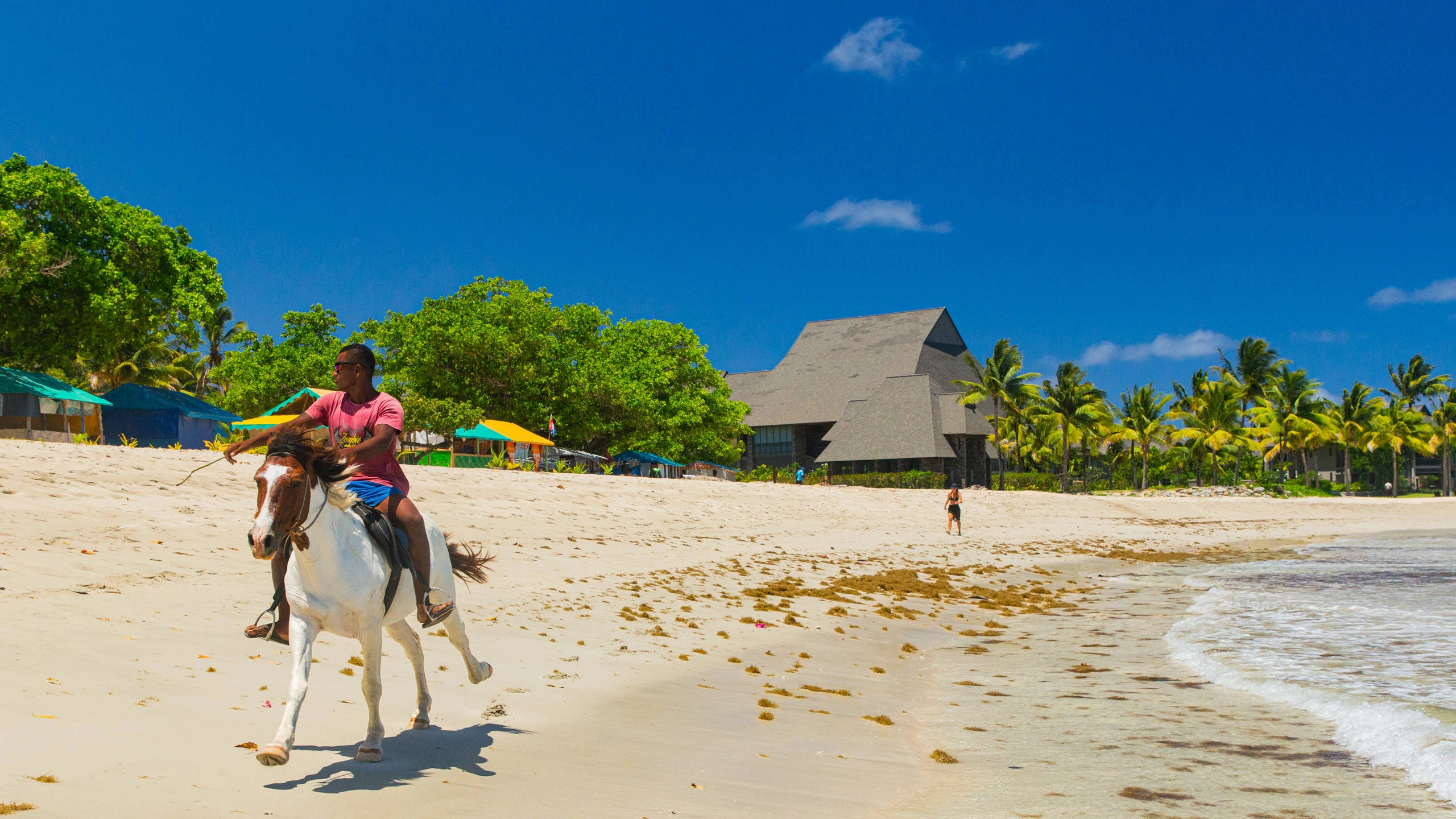 Natadola Beach Horse Ride + Beach Massage
